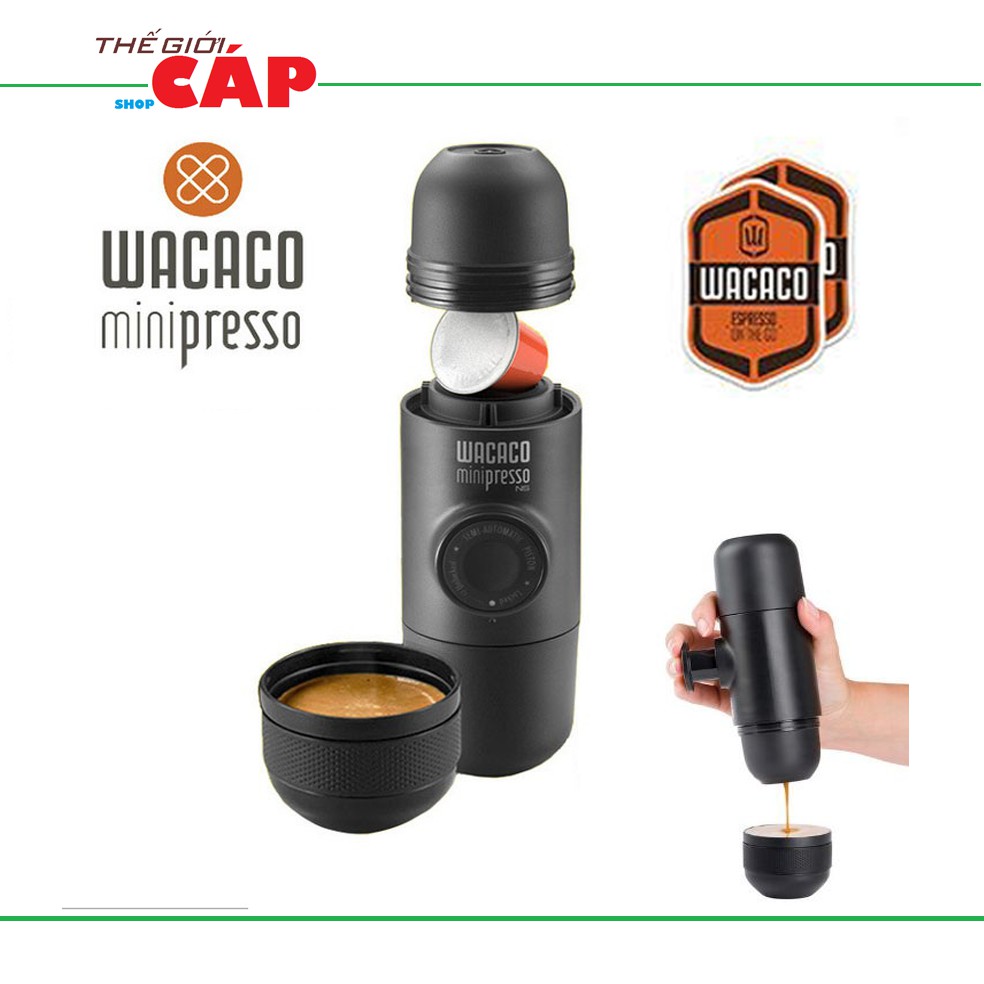 Bình Pha Cà Phê Espresso Đa Năng Wacaco MiniPresso NS Đi Phượt