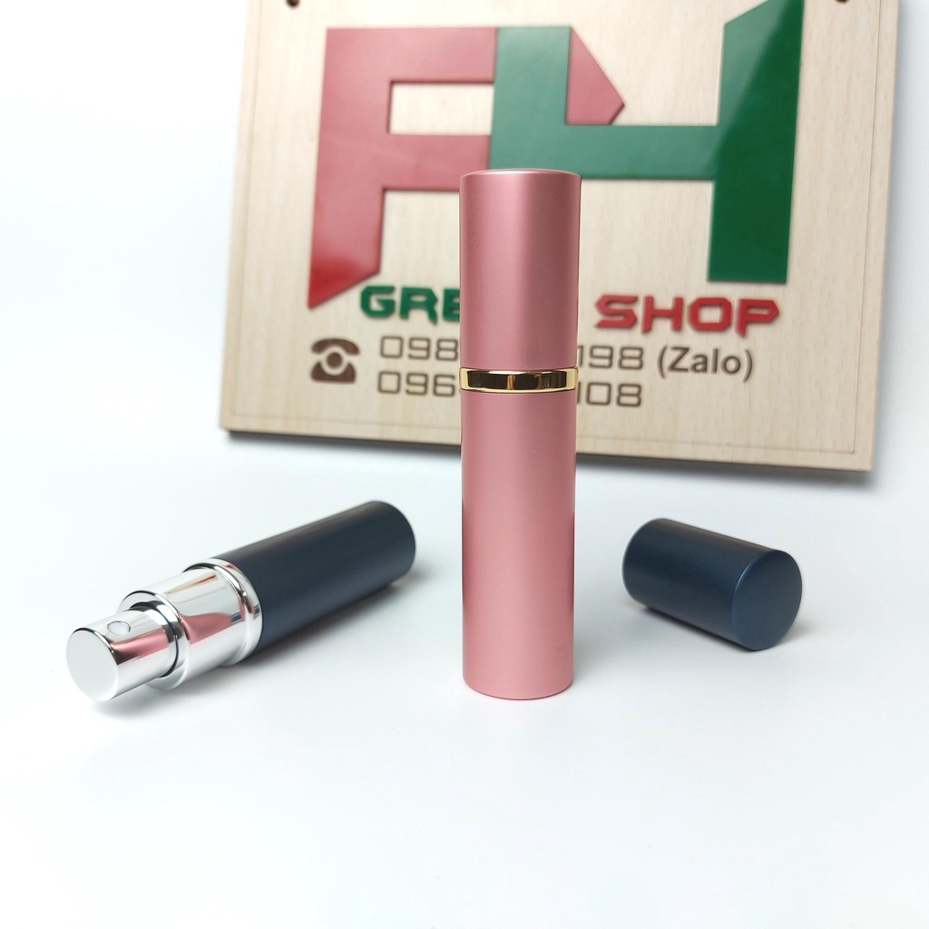 Ống chiết nước hoa 2 lớp 10 ml, lọ chiết nước hoa 12ml vỏ nhôm