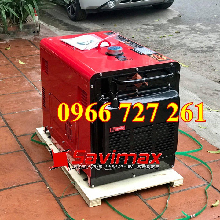 Máy phát điện chạy dầu 6kw giá rẻ tại Hà Nội công nghệ Nhật Bản