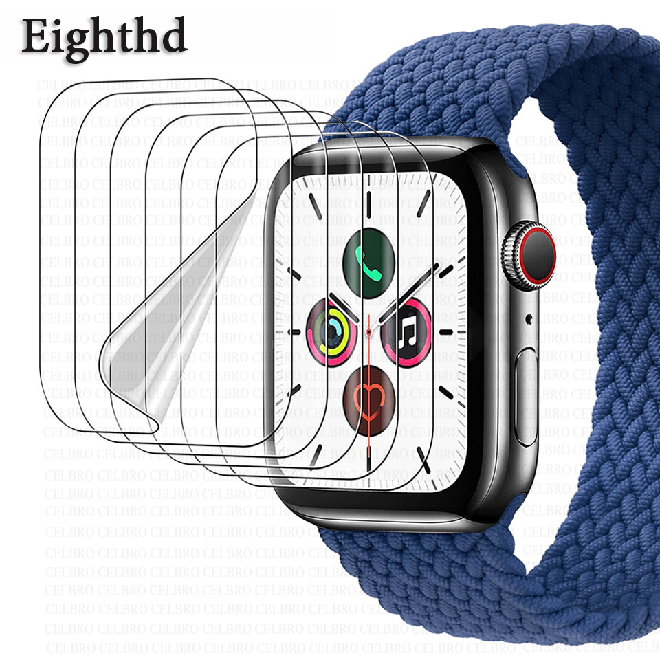 Miếng dán 3D trong suốt bảo vệ màn hình đồng hồ Apple Watch 44mm 40mm 42mm 38mm cho Series SE 6 5 4 3 2 1