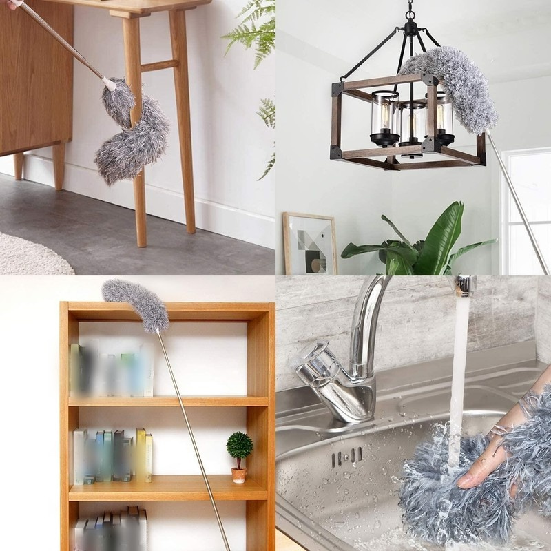 1 Dụng Cụ Vệ Sinh Đa Năng Với Tay Cầm Dài