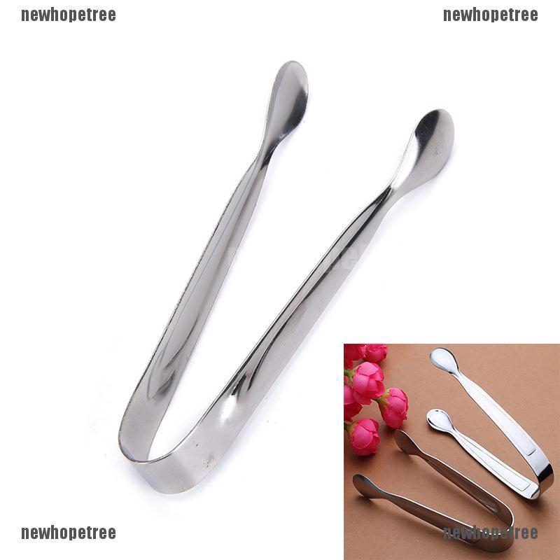 Dụng cụ gắp nước đá bằng thép chống rỉ màu bạc