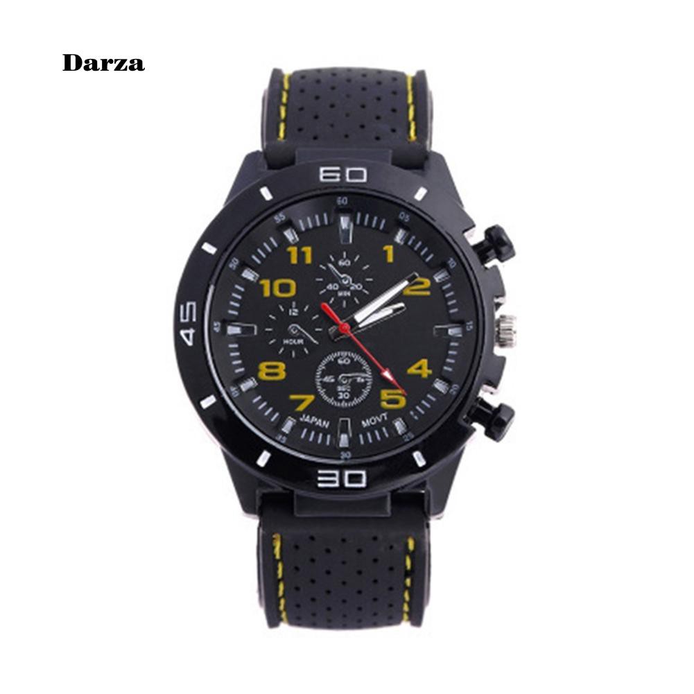 Đồng hồ đeo tay mặt tròn phong cách thể thao cho nam