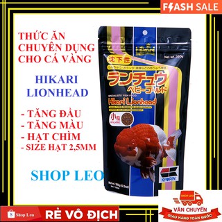 Thức ăn tăng đầu cá vàng Nhật Bản - Hikari, Lionhead 350g - Cám cá vàng tốt nhất