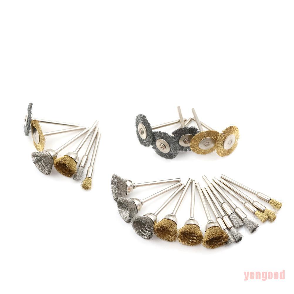 Bộ 24 Cọ Đánh Bóng Điện Bằng Đồng Chất Lượng Cao