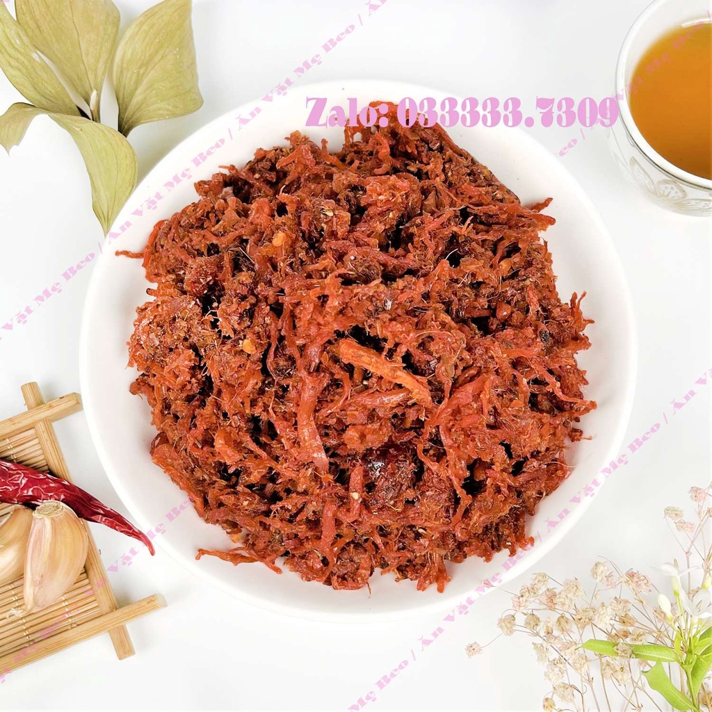 500Gr Khô bò sợi xé Cay Cay ( Khô Heo Vị Bò)