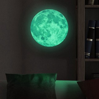 20cm luminous moon wall sticker (color)