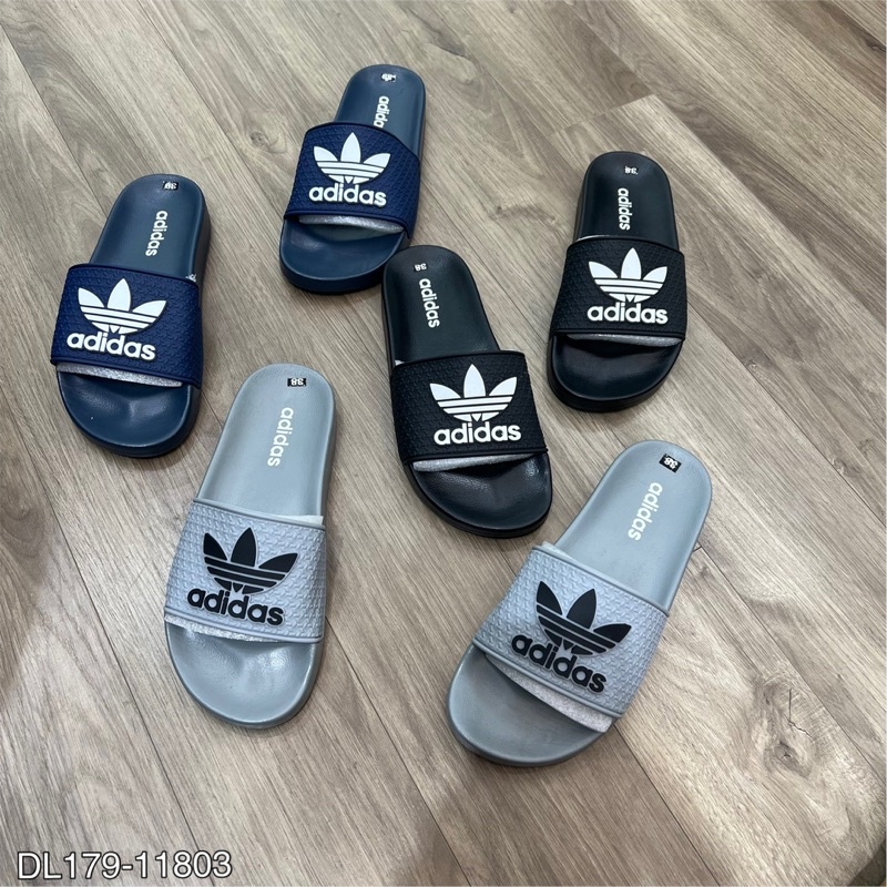 Dép lê nam quai hoa cao su - Dép nam Adidas siêu nét