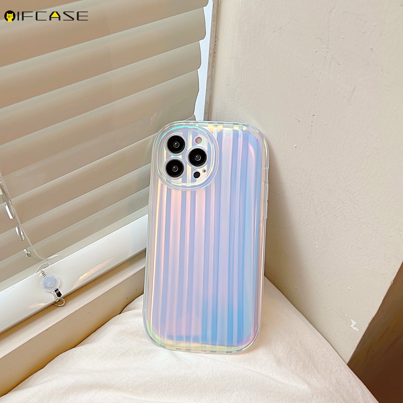 Ốp Điện Thoại Màu Laser Chống Sốc Cho iPhone 13 12 11 Pro Max