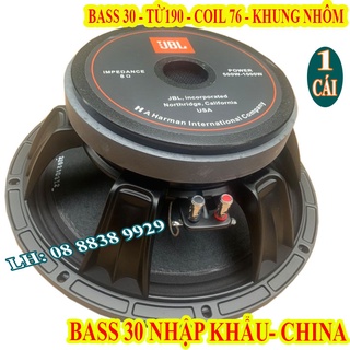 Củ loa bass 30 jb từ 190 coil 76 chất lượng cao cấp nhập khẩu - giá 1 loa