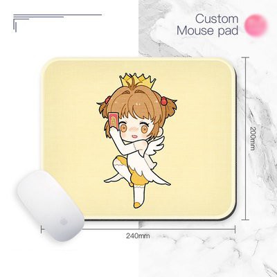 Miếng di chuột in hình SAKURA THỦ LĨNH THẺ BÀI ver CHIBI Cardcaptor Sakura anime nhiều mẫu kê chuột lót chuột