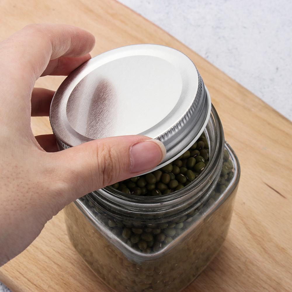 EUCA Bộ 10 Nắp Đậy Chai Lọ Bằng Thiếc Tiện Dụng Cho Nhà Bếp