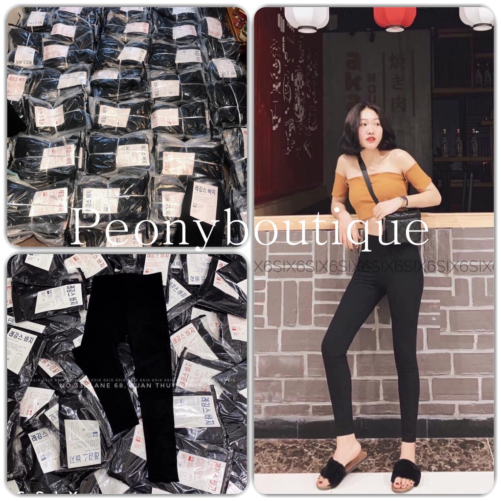 Quần Legging Hàn PEONYB Nữ [FREESHIP]  Leg dài body dáng ôm, thun co dãn tôn dáng trẻ trung năng động Ulzzang HOT