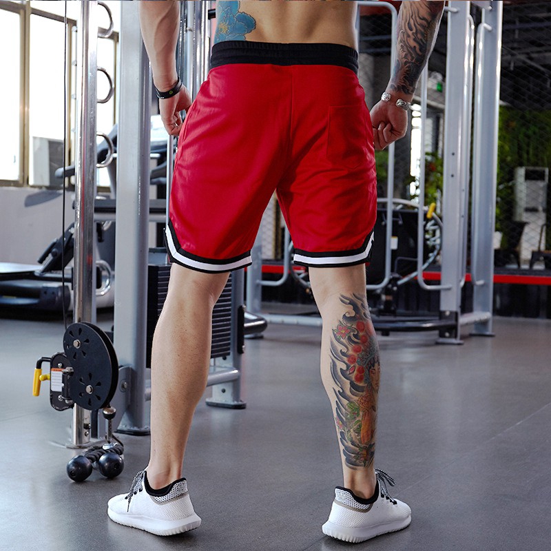 LIVE FIT Men's Fitness Breathable Shorts Summer Training Basketball Sweat Shorts