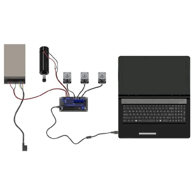 CNC Mother Board, GRBL 1.1 for CNC Machine Engraving Machine, 3-Axis Control Board Card Maximum Support 48V 500W Motor