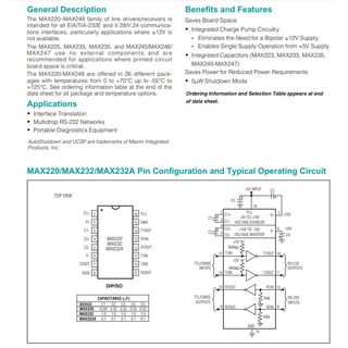 Linh kiện MAX232 DIP16