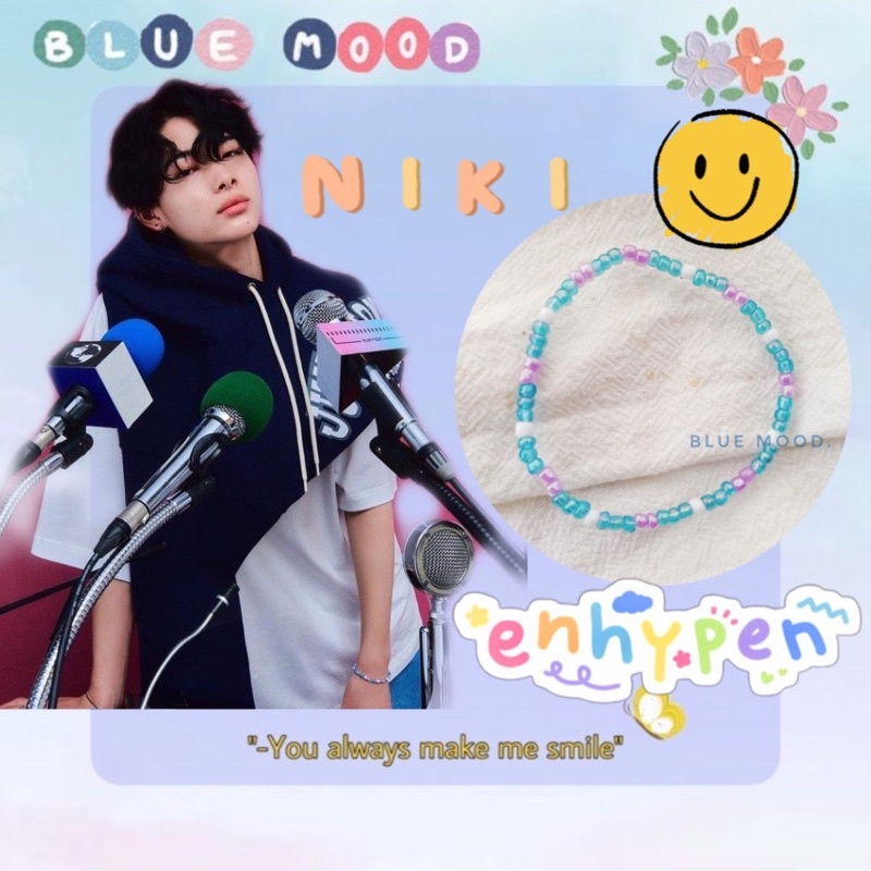 Vòng tay handmade hạt cườm Inspired Niki Enhypen