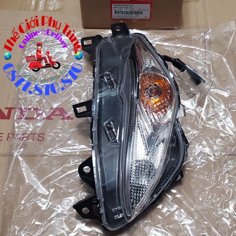 Cặp đèn xi nhan trước Vision 2021  zin Honda Việt Nam - 33450K2CV11/ 33400K2CV11