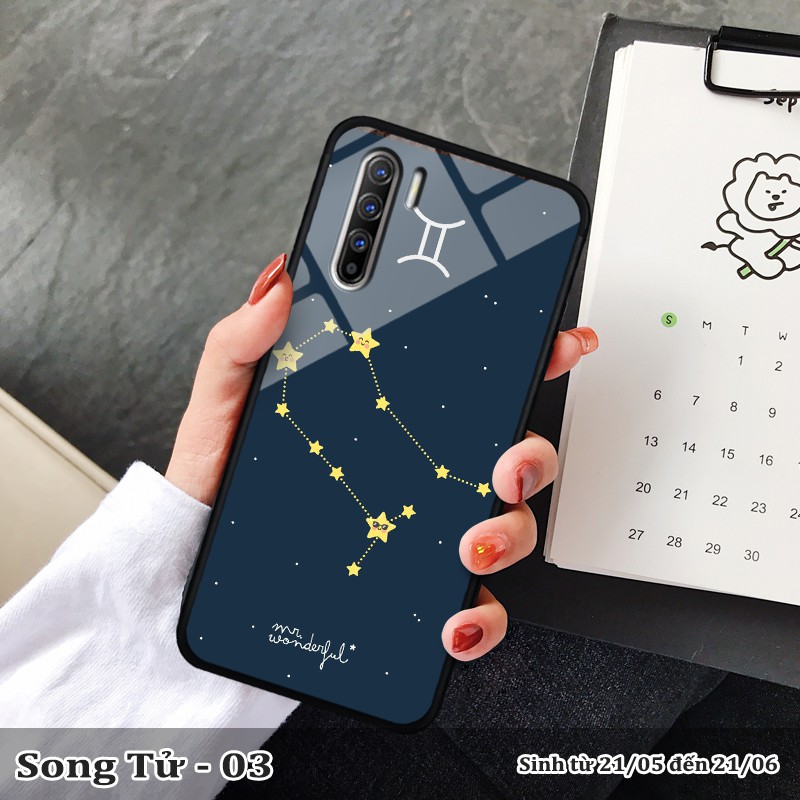 Ốp kính Oppo RENO 3 5G/ FIND X2 LITE in cung hoàng đạo