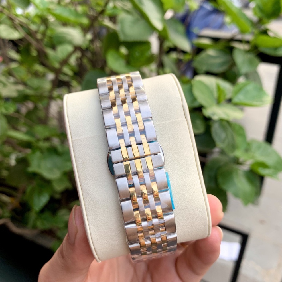 Đồng Hồ Nam citizen Sapphire CZ025 Mặt caro Cọc La Mã Máy Pin Nhật Chống xước Tuyệt Đối