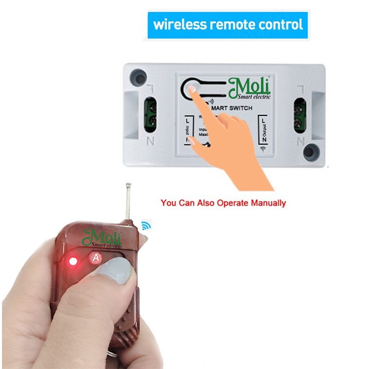 CÔNG TẮC ĐIỆN ĐIỀU KHIỂN TỪ XA BẰNG REMOTE