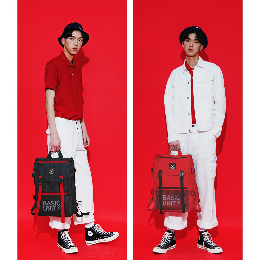 Bộ Balo Unisex Năng Động &amp; Túi Đeo Chéo Messenger Cá Tính PRAZA BL175DC090