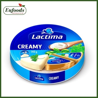 Phô mai hộp tròn lactima creamy ba lan 120g