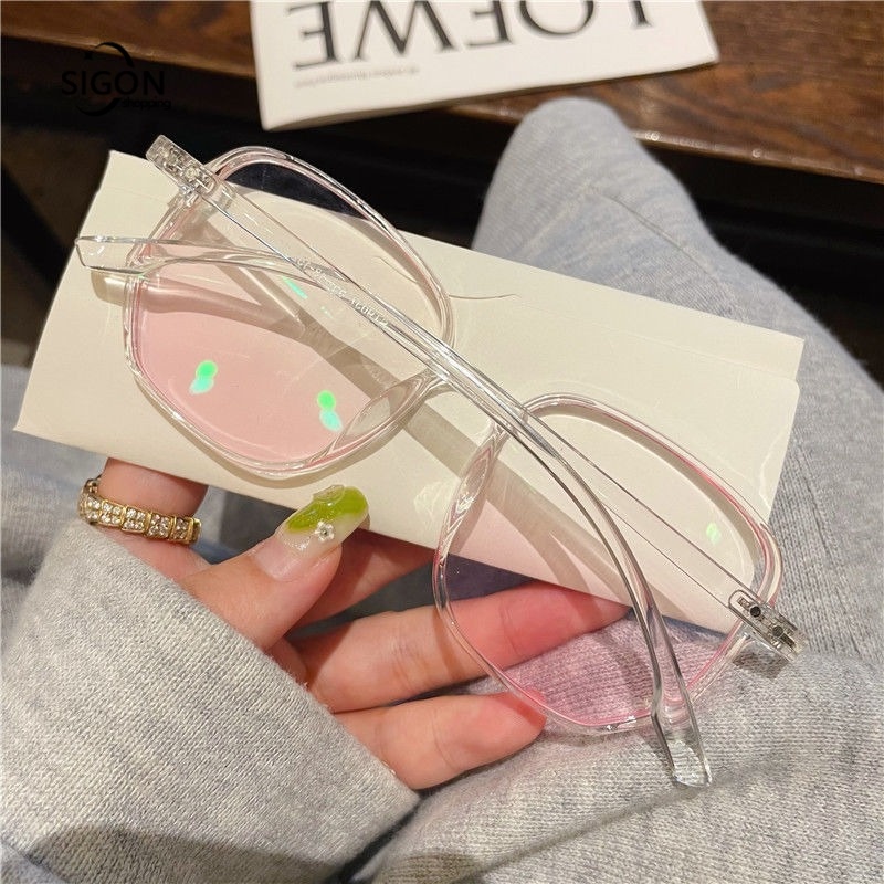 Mắt Kính Má Hồng Gọng Lớn Chống Mệt Mỏi Và Mệt Mỏi Sử Dụng Hàng Ngày