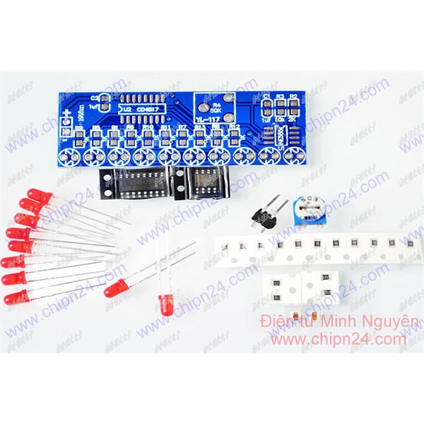 [1 BỘ] Bộ DIY NE555 4017 (IC DÁN)