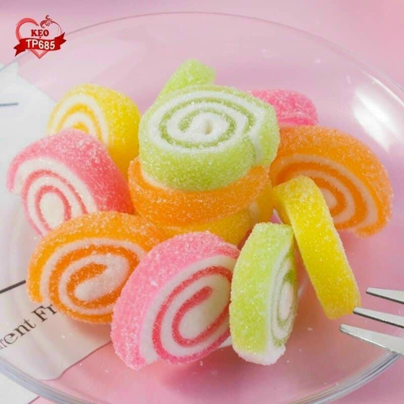 Kẹo dẻo xoắn Thái — 500g ⚠️Lẻ = Sỉ ⚠️TỪ ĐƠN 50K,  Hàng ngon nhà làm