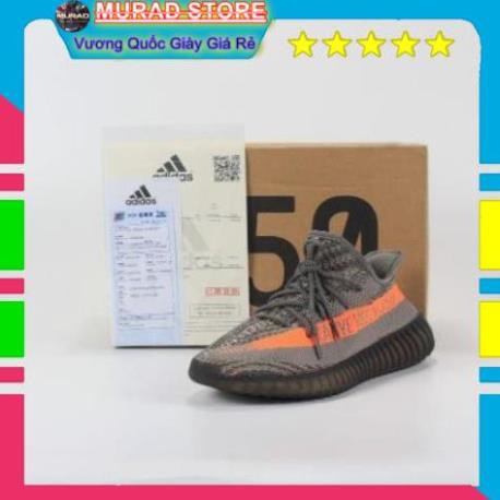 [TẶNG TẨY VỆ SINH+TẤT] giày thể thao sneaker YZ350 xám cam AV1 | BigBuy360 - bigbuy360.vn