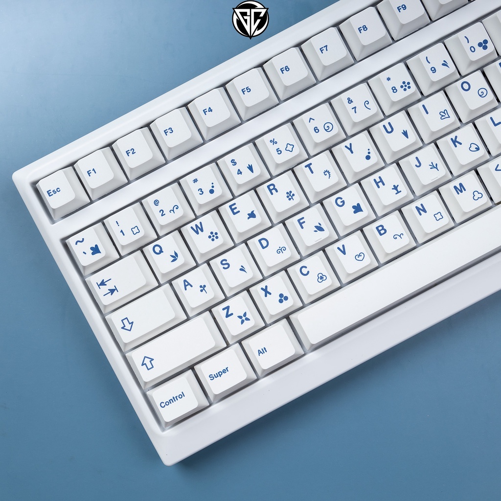 Keycap Delfware 127 nút bàn phím cơ nhựa PBT