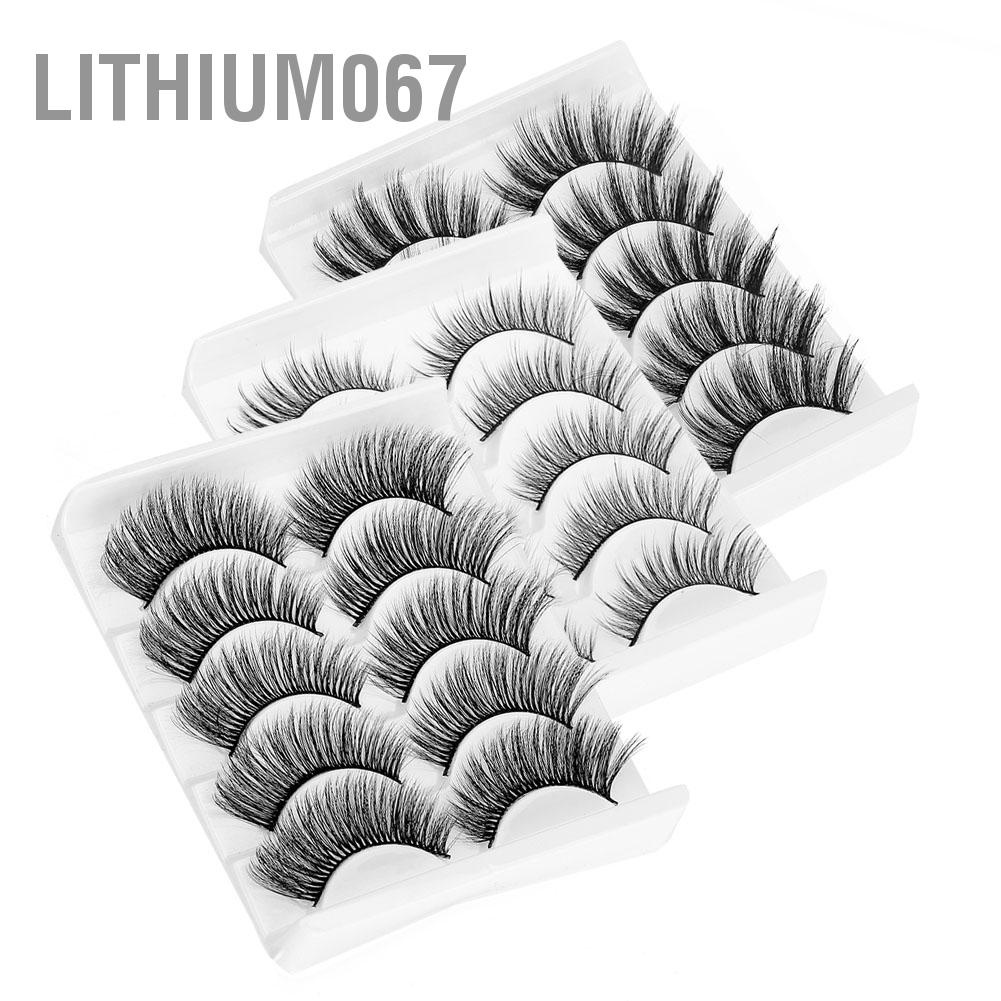 [Hàng mới về] 6 Cặp lông mi giả nối mi 3D trông tự nhiên