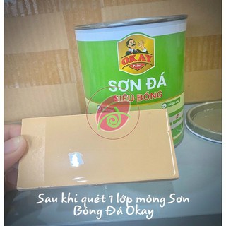 SƠN ĐÁ SIÊU BÓNG OKAY Sơn Giả Đá Trên Gỗ, Sơn Siêu Bóng, Sơn Đa năng