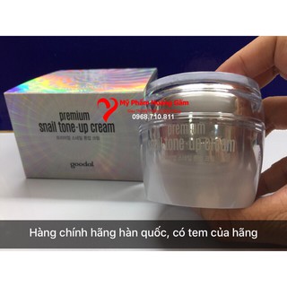 Kem Ốc Sên Goodal Premium Snail Tone Up Cream Hủ Lớn 30g Hàn Quốc