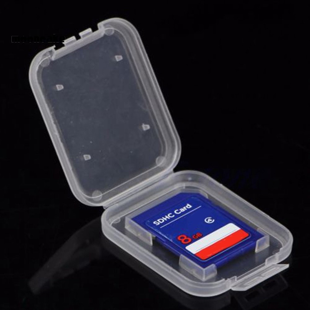 Bộ 10 hộp trong suốt bảo vệ thẻ nhớ SD SDHC
