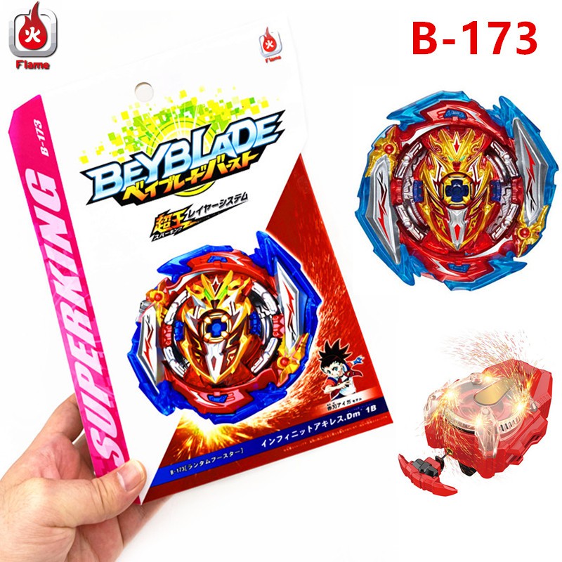 Con Quay Beyblade Burst B-173 Infinite Achilles Dm '1B Kèm Dụng Cụ Khởi Động