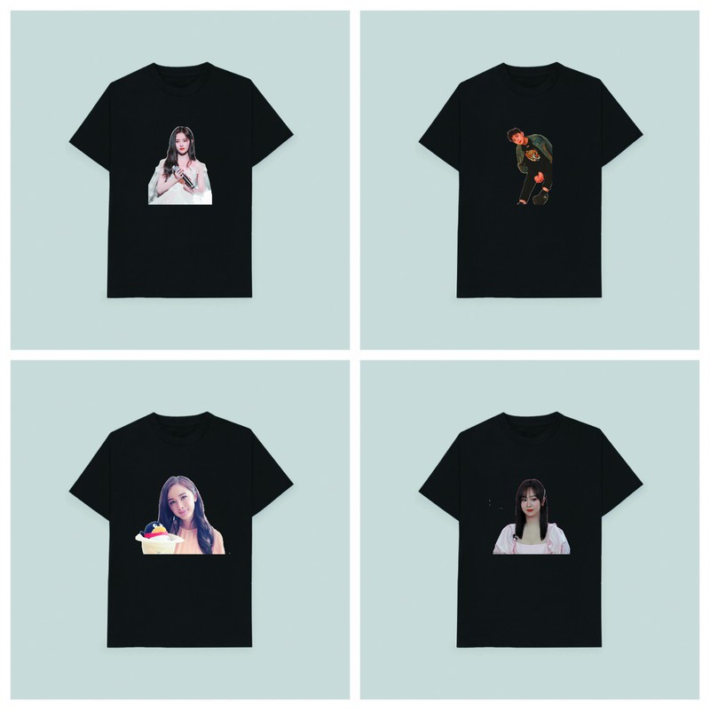 Áo phông đen in hình ĐẶNG LUÂN TÔN TRẠCH NGUYÊN DƯƠNG MỊCH HỨA GIAI KỲ