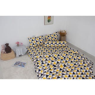 Bộ Drap Cotton Thắng Lợi Kèm Mền Chần Gòn { CHUẨN LOGO} chat để chọn màu nha các bạn