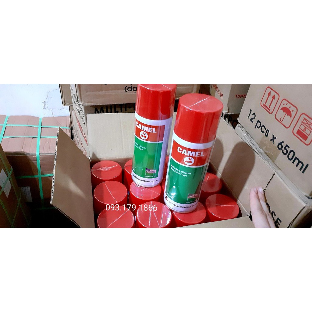 Chai xịt tẩy băng keo nhựa đường camel 450ml