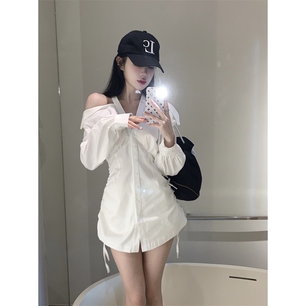 Váy hai dây nữ kiểu Pháp