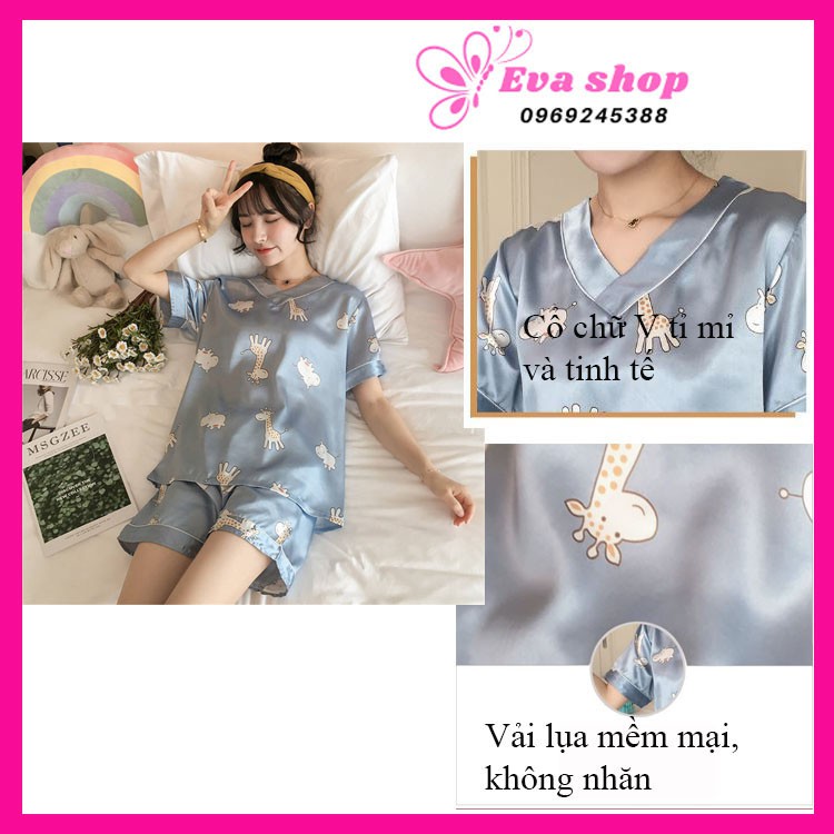 Đồ ngủ lụa, đồ bộ pijama cao cấp MS705