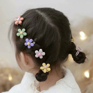 Dây thun cột tóc cho bé gái  nhiều mẫu hình động vật hoa trái cây dễ thương Set 10 dây MOMMAX KIDS cho mọi lứa tuổi