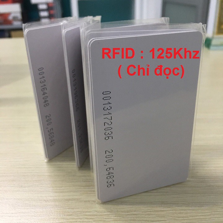 Thẻ từ RFID 125Khz ( thẻ ID chip TK4100 dùng làm thẻ nhân viên, thang máy ...)