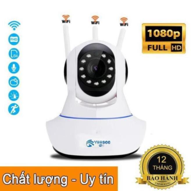 Camera giám sát yoosee wifi 3 râu 2.0 - Camer wifi có  hỗ trợ tiếng việt,sử dụng thẻ nhớ JVJ PRO chuyên dụng cho camera