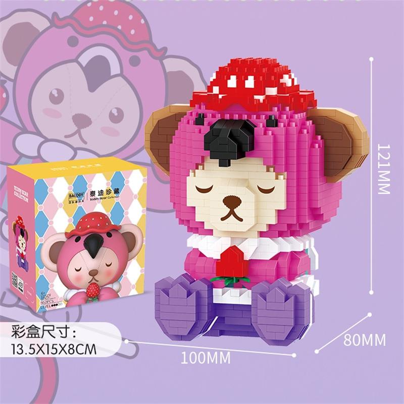Balody Bộ Sưu Tập Khối Lắp Ráp Gấu teddy Hoạt Hình Vui Nhộn 18257 Cho Bé