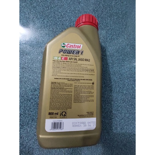Nhớt xe số Castrol Power 1- 10W40 cao cấp