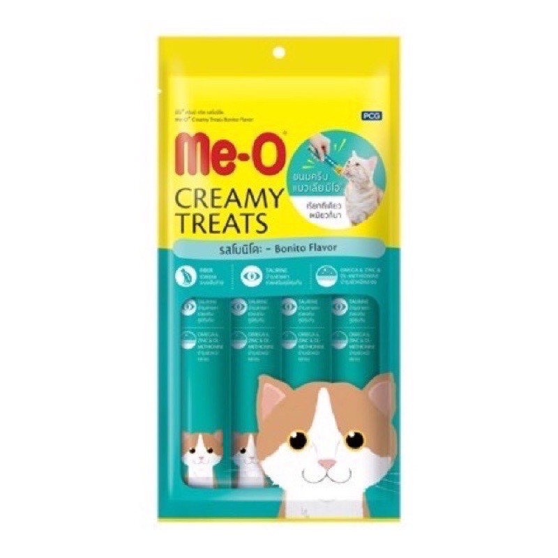 Bánh thưởng dạng kem cho mèo cao cấp Me o Creamy Treats 15g