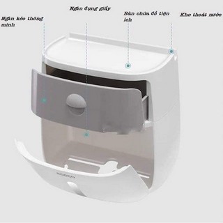 Hộp Đựng Giấy Vệ Sinh Ecoco Đa Năng