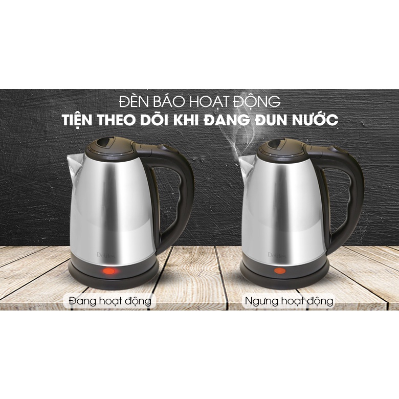 Bình đun siêu tốc Delites 1.8 lít ST18S05